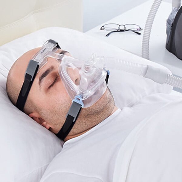 Sleeping Man with Wizard 220 Mask